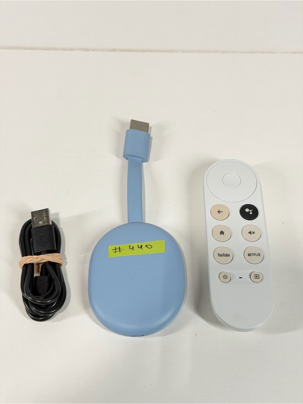 #440 Google Chromecast with Google TV 4K UHD Media Streamer GZRNL w/ Remote